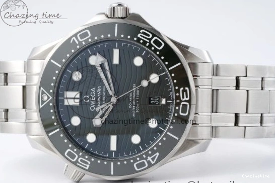 0406 Seamaster Diver 300M ZF 1:1 Best Edition Green Ceramic Green Dial on SS Bracelet A BestValue 7825